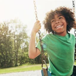 Happy child gets to enjoy summer to the fullest thanks to allergy treatment.