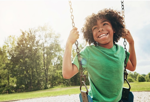 Happy child gets to enjoy summer to the fullest thanks to allergy treatment.